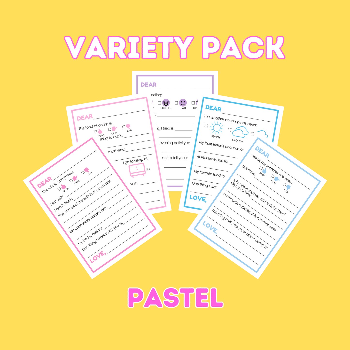 Variety Pack - Pastel