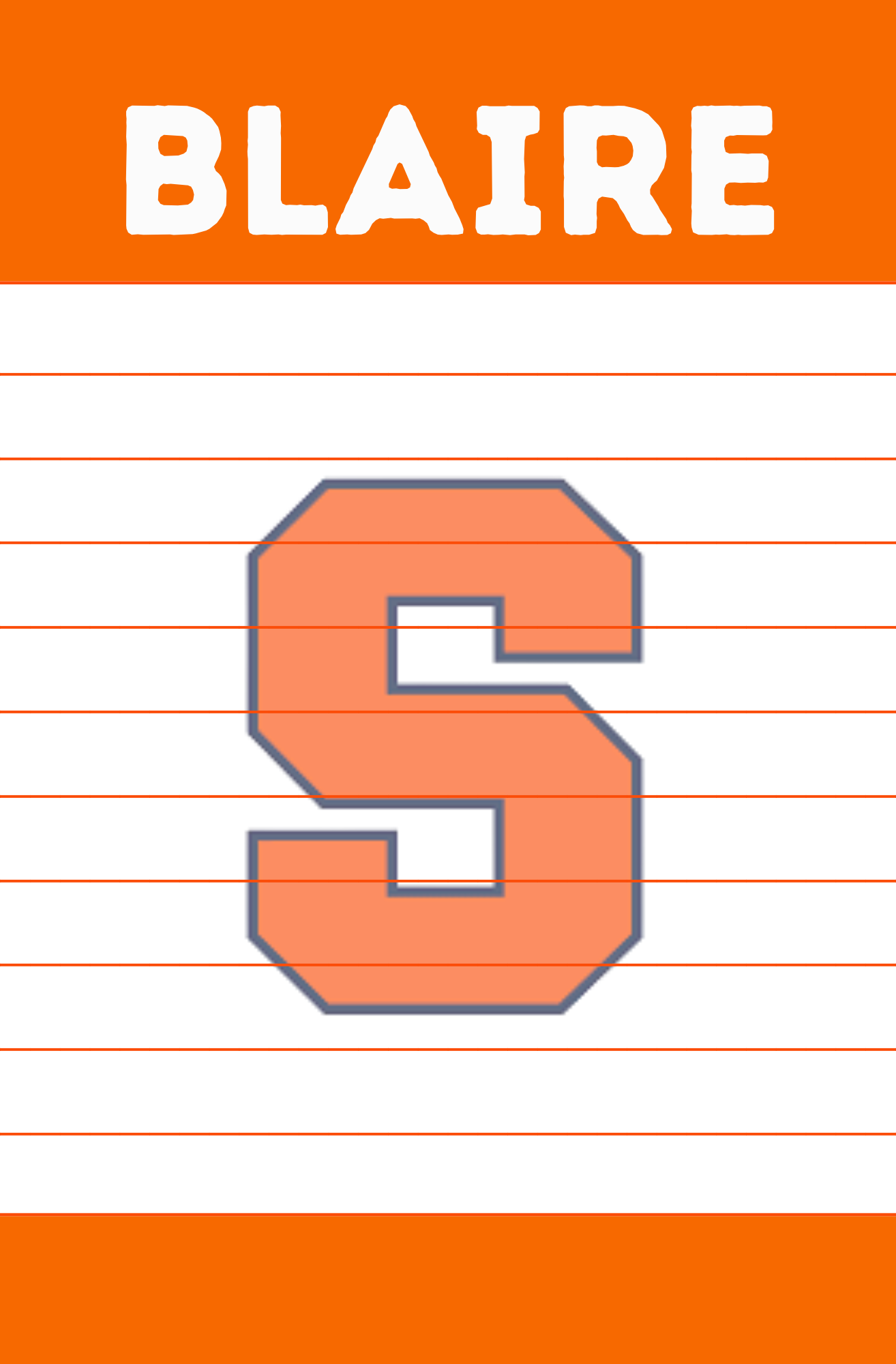 College Logo Notepad (no envelopes)