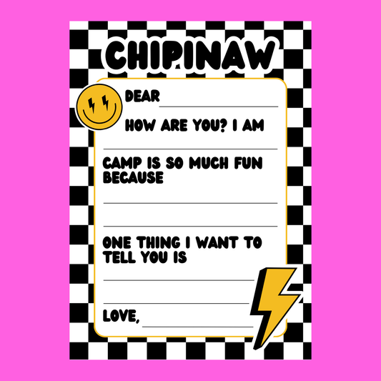 Camp Cards - Checkered (Fill-In)