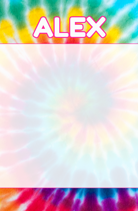 Tie Dye Notepad