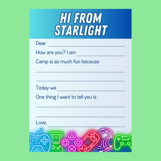 Camp Cards - Gamer (Fill-In)