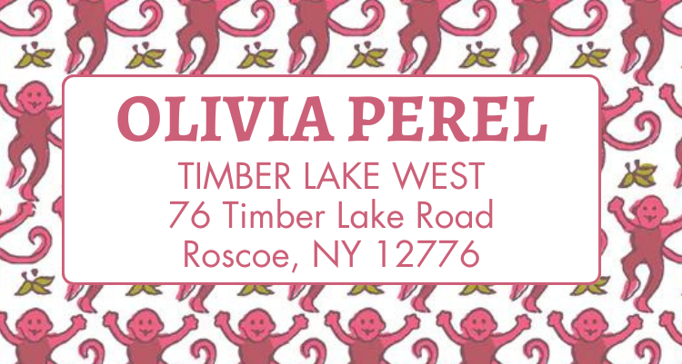 Address Labels - Monkeys