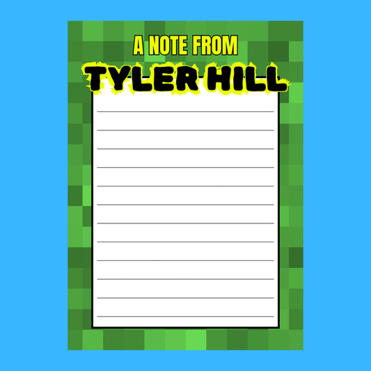 Camp Cards - Blocks (Lined)