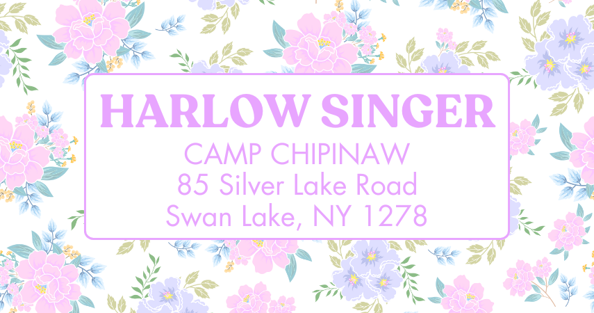 Address Labels - Flowers