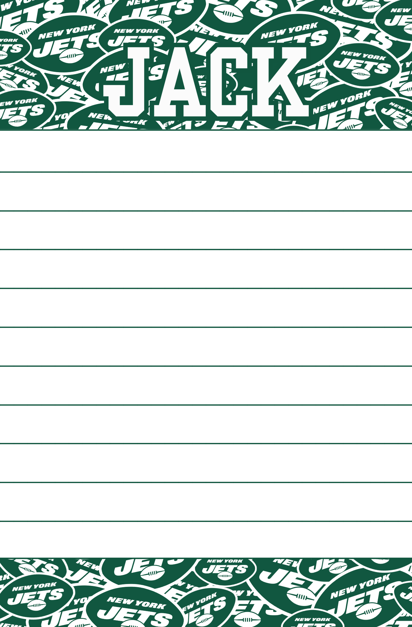 Sports Logo Jumble Notepad