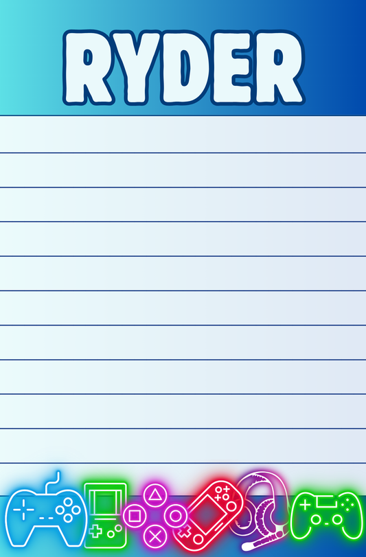 Gamer Notepad
