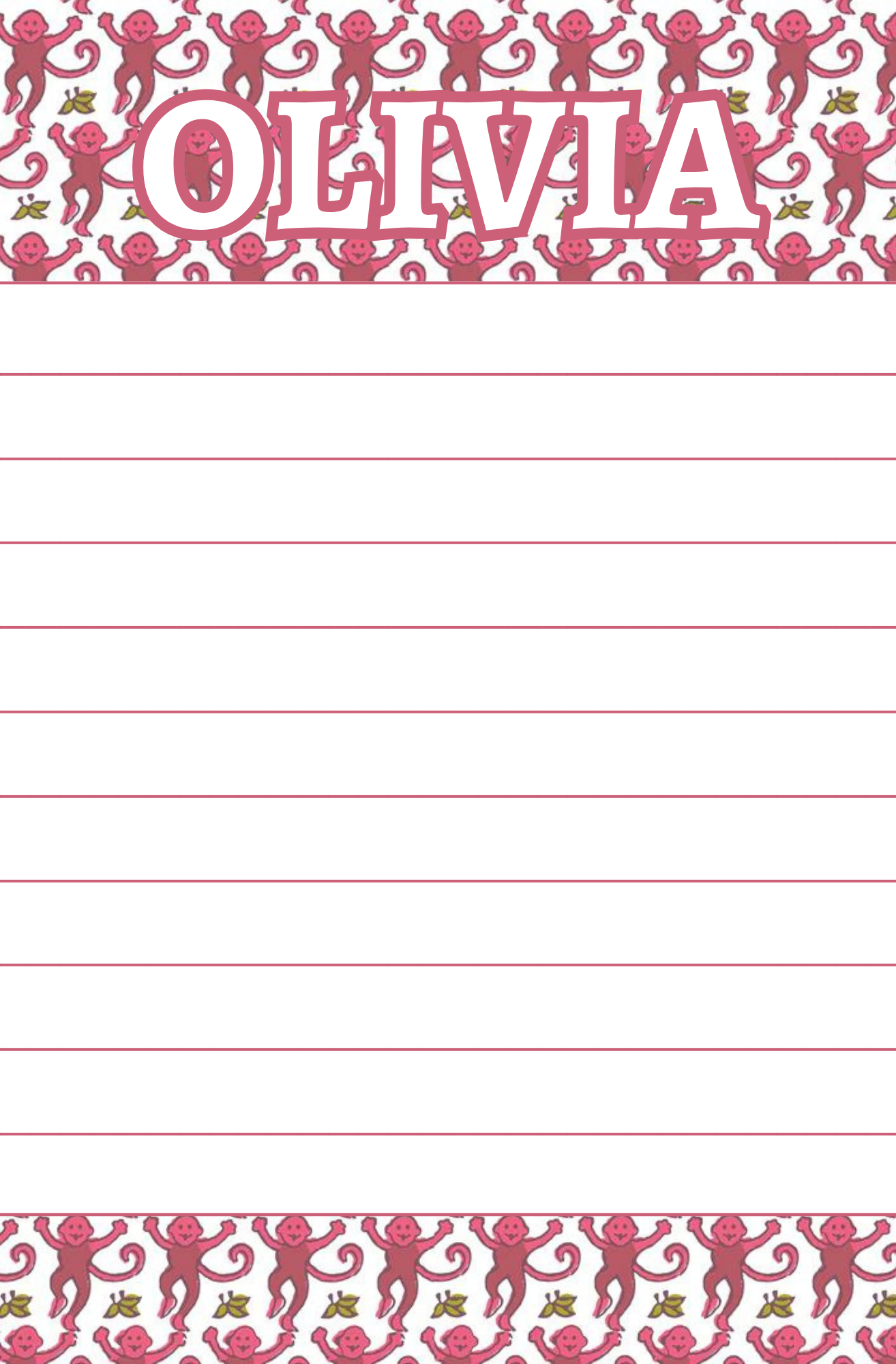 Monkeys Notepad