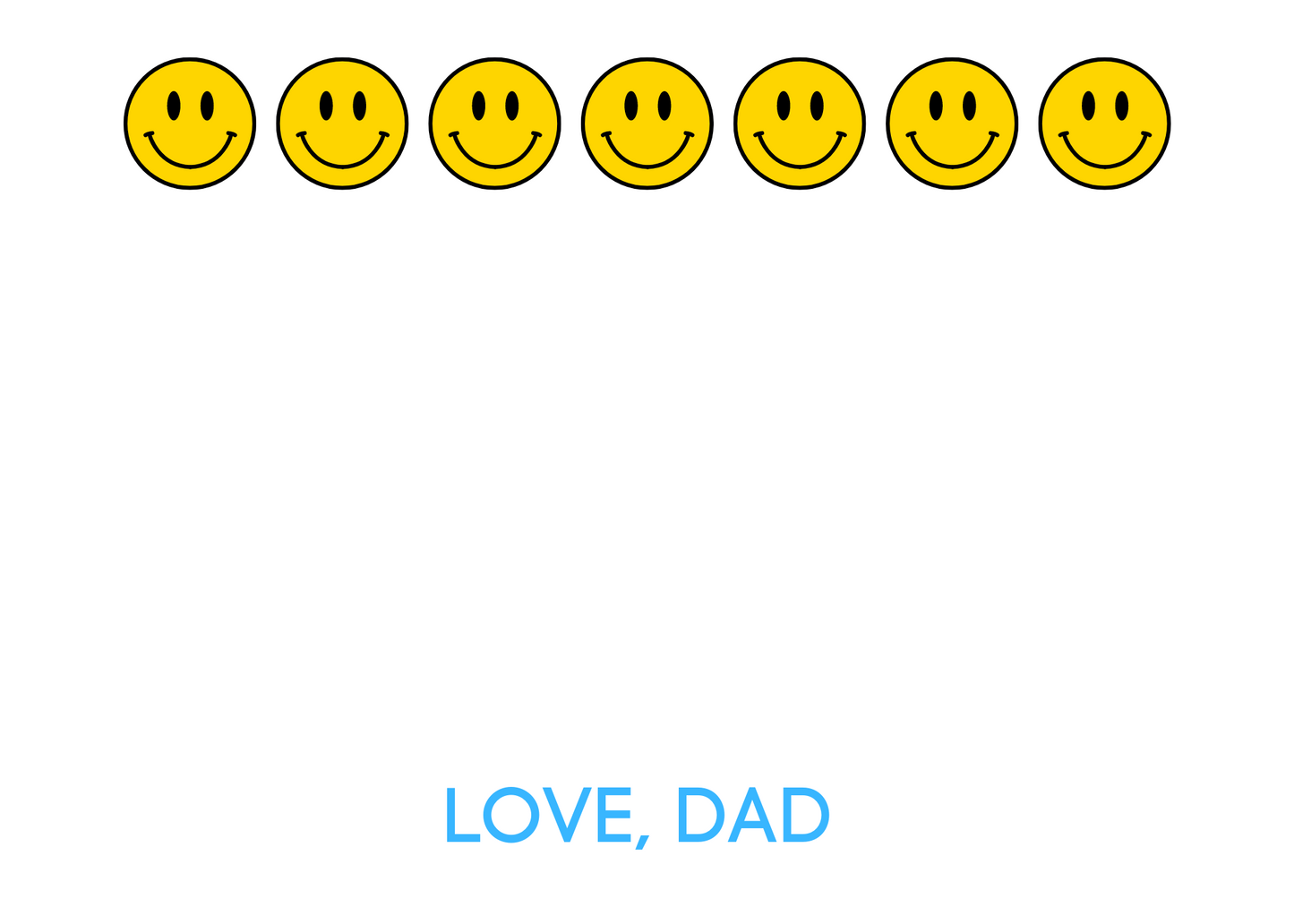Notes From Home - Smile Dad