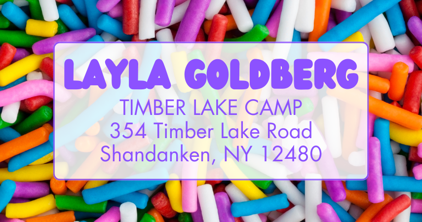 Address Labels - Sprinkles