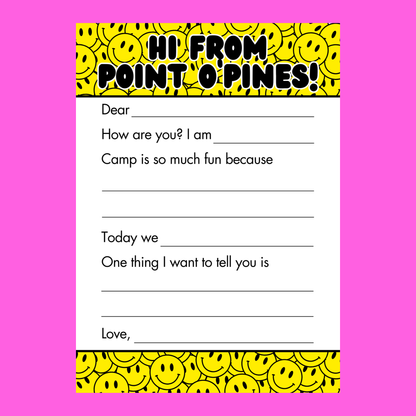 Camp Cards - Smile (Fill-In)
