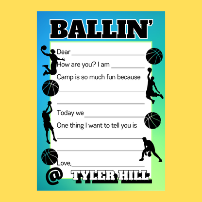 Camp Cards - Ballin' (Fill-In)