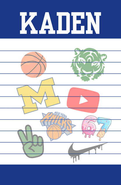 Custom Favorite Things Notepad