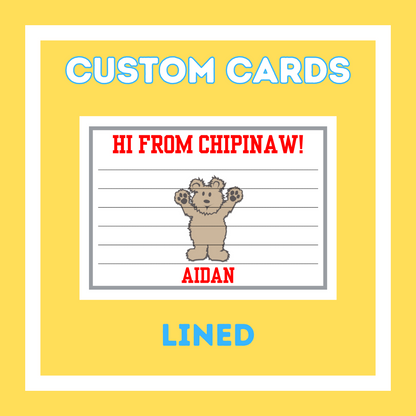 Custom Cards - Lined