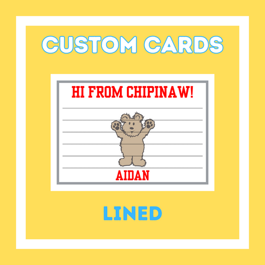 Custom Cards - Lined