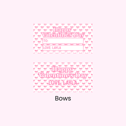 Valentine's Day Labels