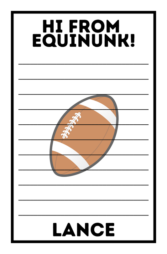Custom Camp Name Notepad