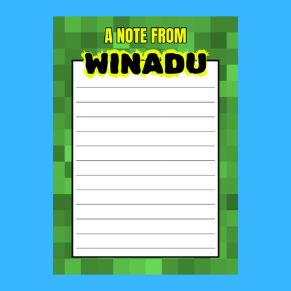 Camp Cards - Blocks (Lined)