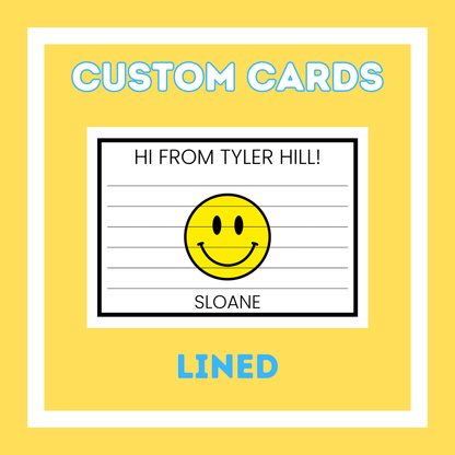 Custom Cards - Lined