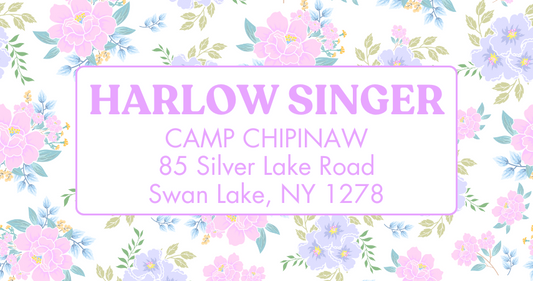 Address Labels - Flowers