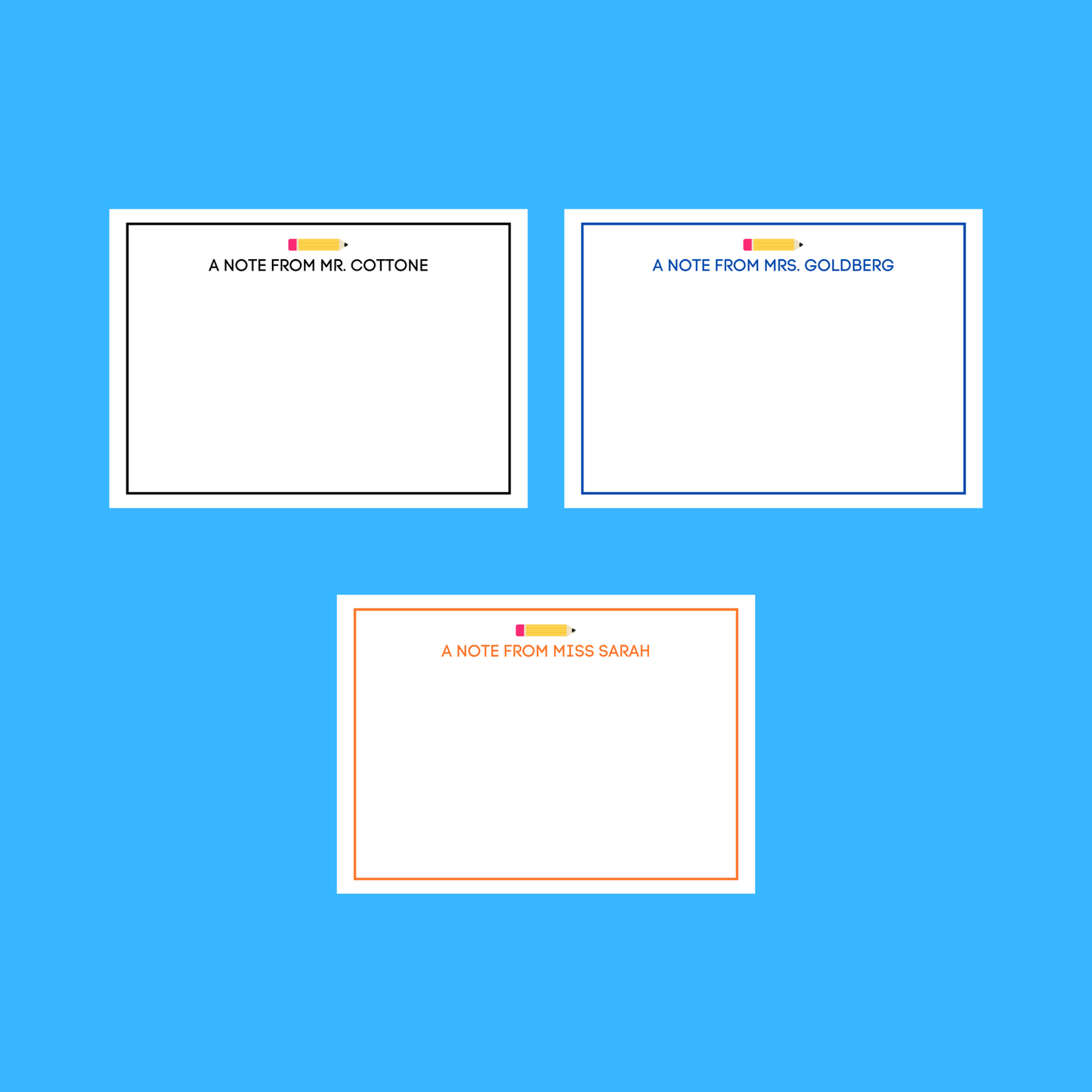 Teacher Stationery - Pencil