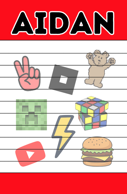 Custom Favorite Things Notepad