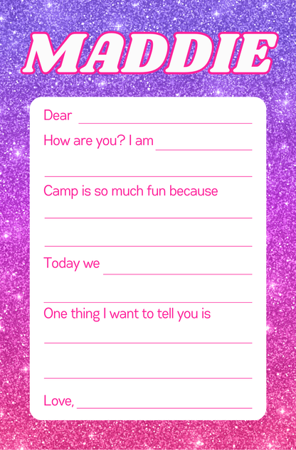 Glitter Notepad