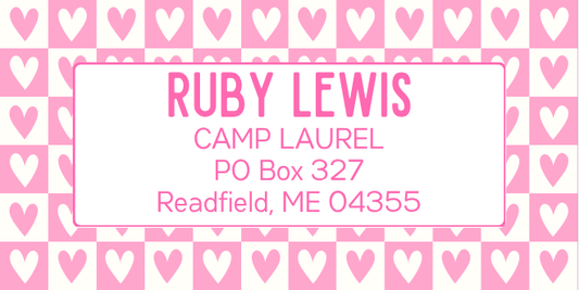 Address Labels - Hearted