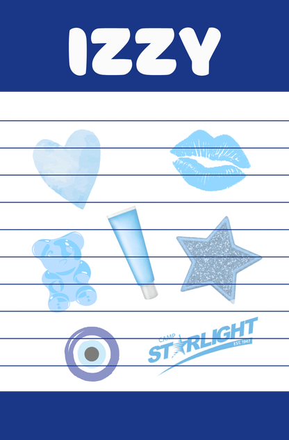 Custom Favorite Things Notepad