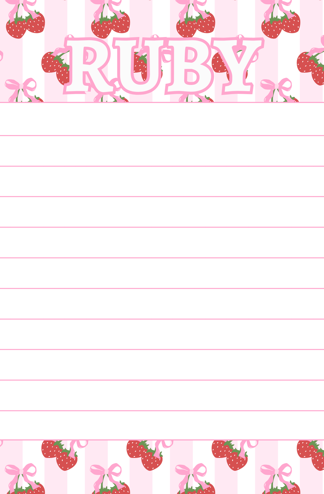 Berries Notepad