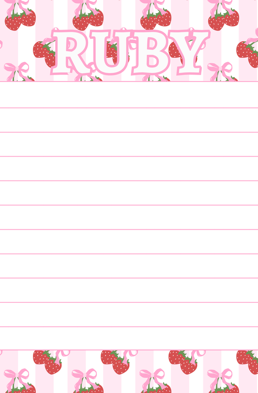 Berries Notepad