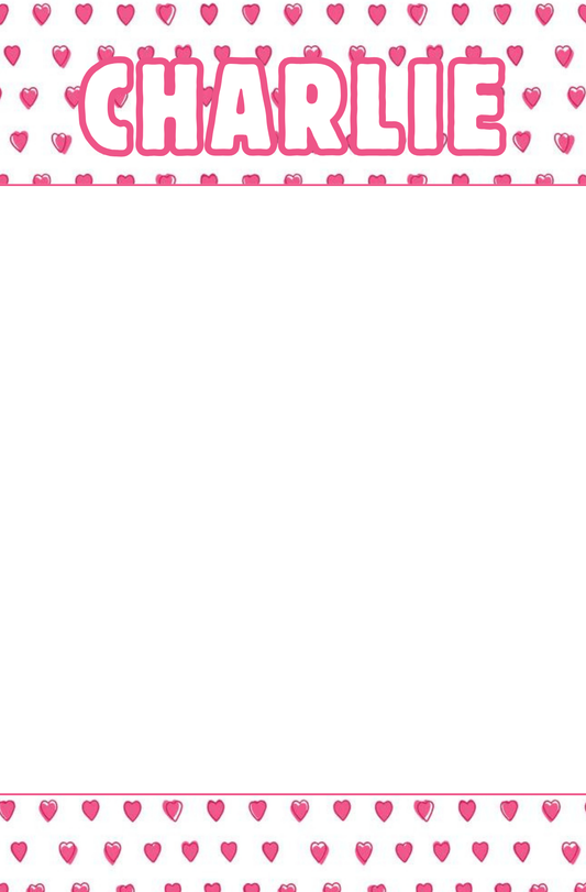Hearts Notepad