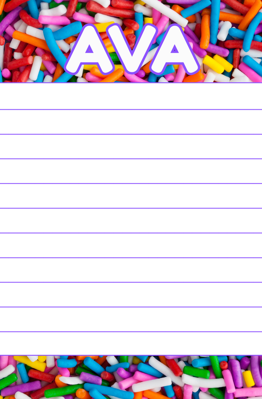 Sprinkles Notepad