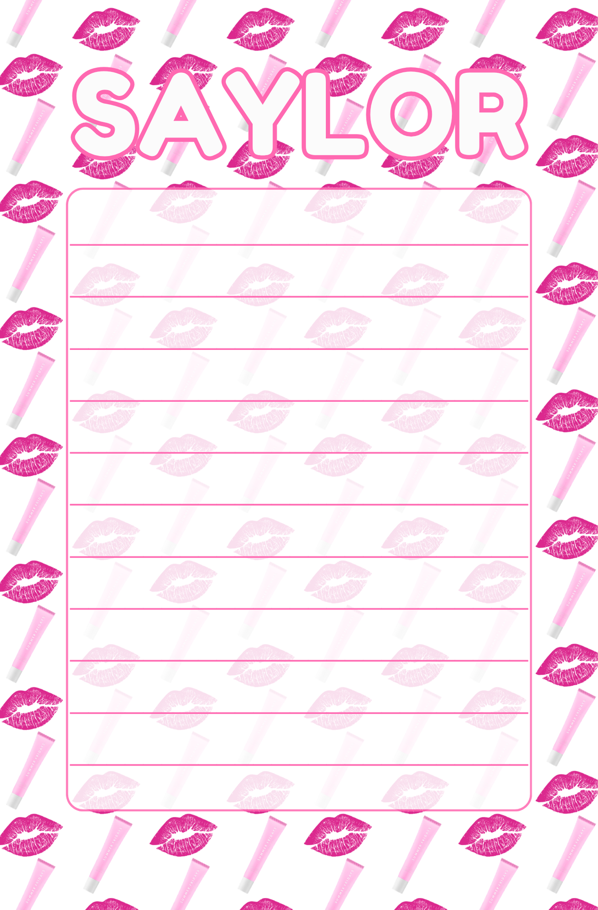 Icon Pattern Notepad