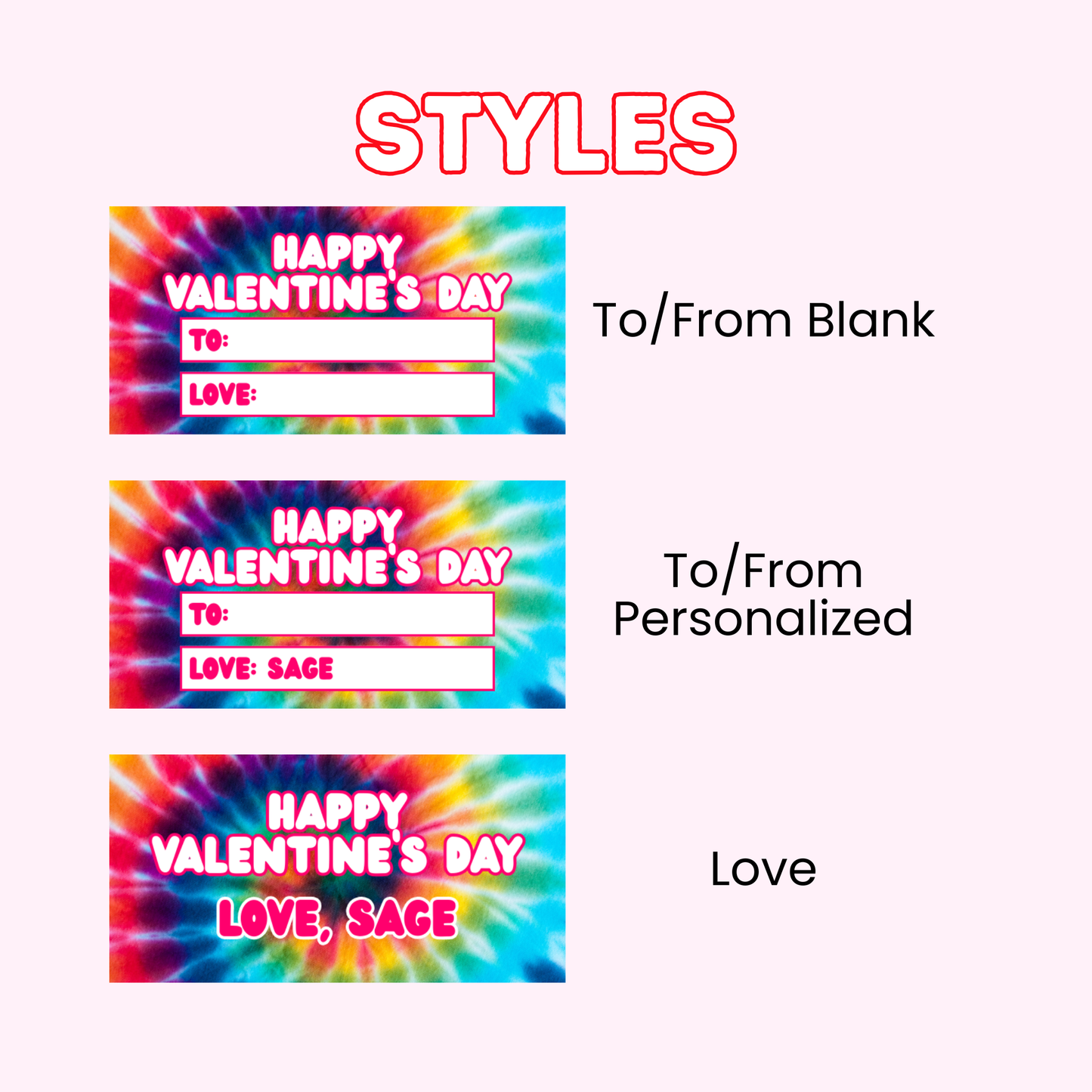 Valentine's Day Labels