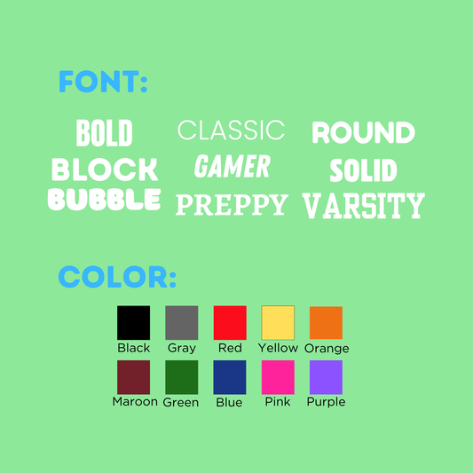 Favorite Things Jumble Labels