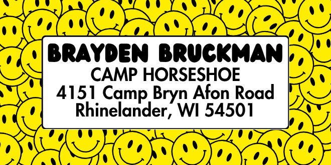 Address Labels - Smile