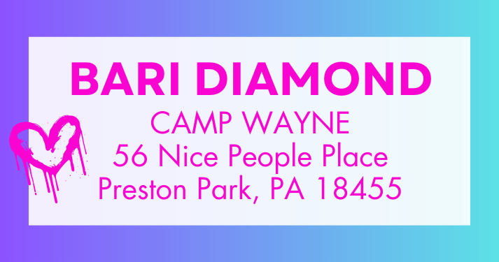 Address Labels - Splatter