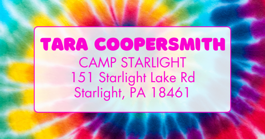 Address Labels - Tie Dye